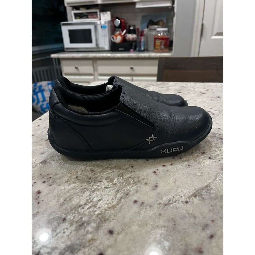 Kuru Kivi Navy Leather Slip On Professional SLIP on   Loafer Chef Server sz 8 EU